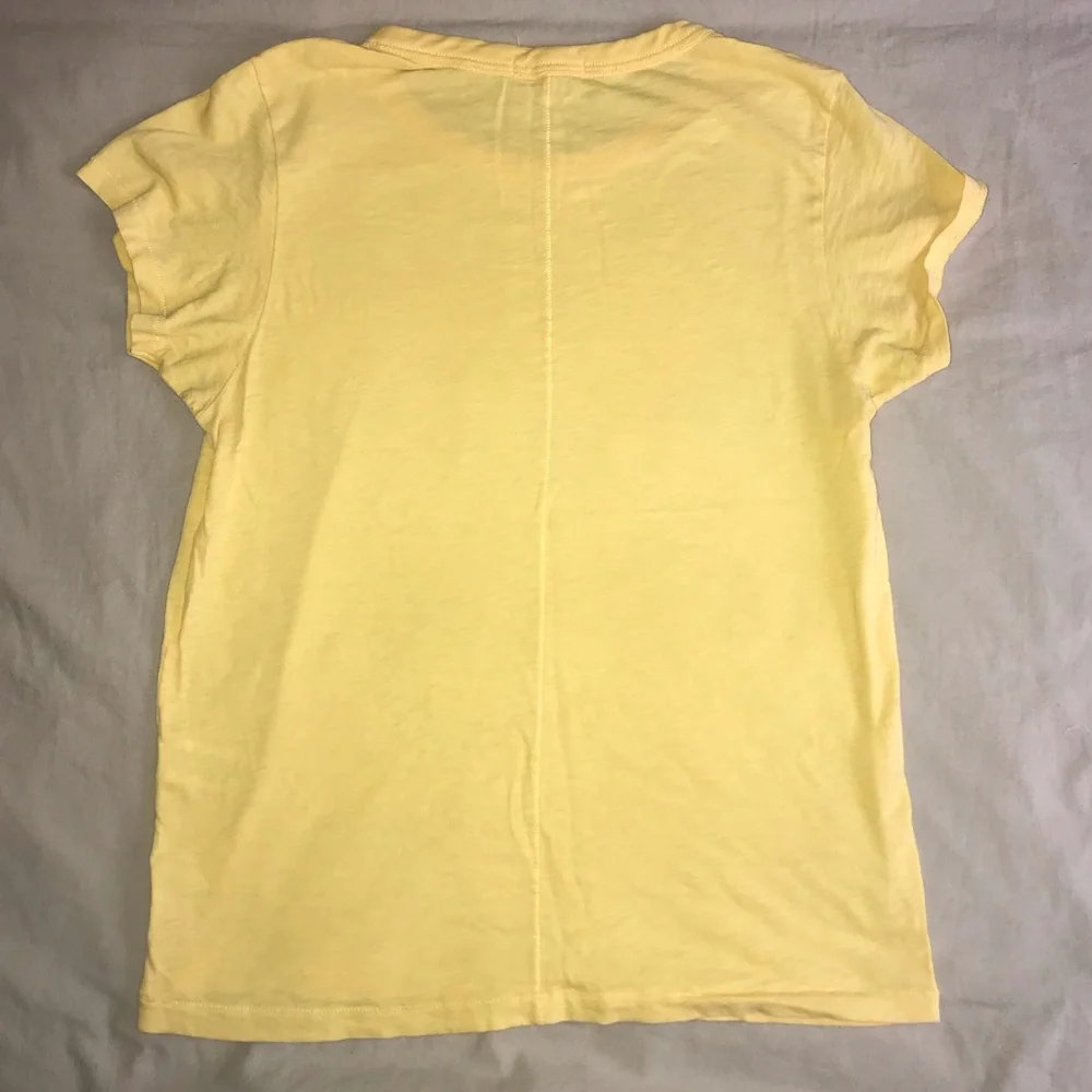 rag & bone Yellow Short Sleeve Tee - Picture 3 of 5